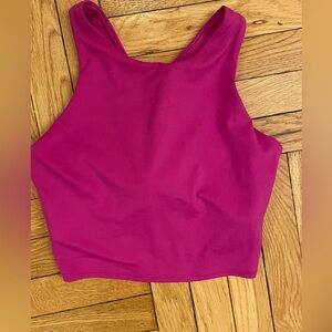 Athleta Cropped Sports Bra Top